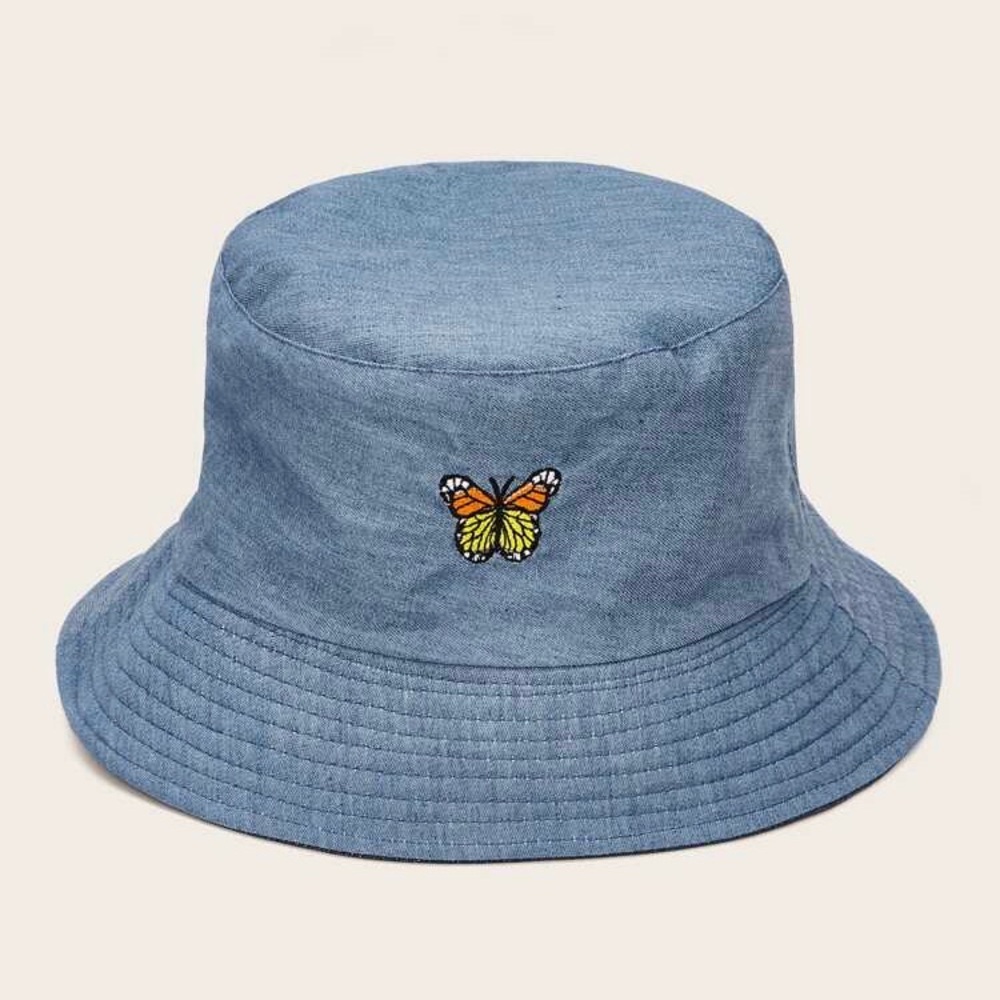 Blue Butterfly Bucket Hat